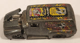 2003 Hot Wheels Work Crewsers '56 Ford Truck Metalflake Dark Grey Die Cast Toy Car Vehicle