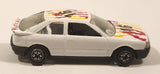 Yatming No. 816 Audi 80 White Die Cast Toy Car Vehicle