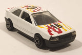 Yatming No. 816 Audi 80 White Die Cast Toy Car Vehicle