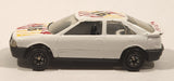 Yatming No. 816 Audi 80 White Die Cast Toy Car Vehicle