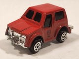 Vintage Buddy L "Metal Made" Mini Fire Dept. Red Die Cast Toy Car Vehicle