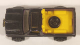 1990 Hot Wheels Power Plower Truck Painted Black Die Cast Toy Car Vehicle