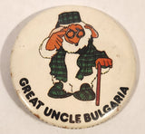 Rainbow Designs London Great Uncle Bulgaria The Wombles 2 1/4" Round Button Pin