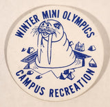 Winter Mini Olympics Campus Recreation Sea Lion 1 7/8" Thin Plastic Pin