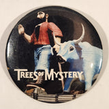 Trees Of Mystery Klamath California 2 1/4" Round Button Pin
