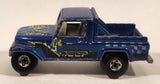 1987 Hot Wheels Jeep Scrambler Blue Die Cast Toy Car Vehicle