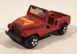 Vintage ERTL Style No. 8405 or 3405 Jeep Wrangler Red Die Cast Toy Car Vehicle