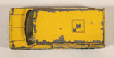 Vintage 1981 Universal Studios Yatming No. 1501 Ford Econoline E-150 Van Yellow with Green Graphics Die Cast Toy Car Vehicle