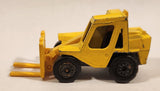 Vintage 1977 Lesney Matchbox Superfast No. 48 Sambron Jacklift Yellow Die Cast Toy Car Vehicle