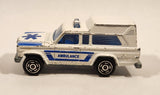 Vintage Majorette No. 269 Ambulance White 1/64 Scale Die Cast Toy Car Vehicle