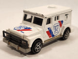 Vintage Majorette No. 204 Bank Security White 1/57 Scale Die Cast Toy Car Vehicle