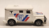 Vintage Majorette No. 204 Bank Security White 1/57 Scale Die Cast Toy Car Vehicle