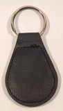 Vintage NHL Montreal Canadiens Ice Hockey Team Logo Black Leather Fob Keyring