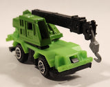 Yatming Style Crane Truck Green Die Cast Toy Car Vehicle