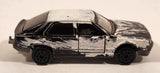 Majorette No. 222 Renault 25 Painted Black and White 1/63 Scale Die Cast Toy Car Vehicle with Opening Doors