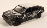 Majorette No. 222 Renault 25 Painted Black and White 1/63 Scale Die Cast Toy Car Vehicle with Opening Doors