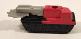 1998 Hasbro Universal City Studio Dreamworks Small Soldiers Buzzsaw Tank Black Red Silver Die Cast Toy Car Vehicle