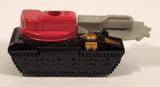 1998 Hasbro Universal City Studio Dreamworks Small Soldiers Buzzsaw Tank Black Red Silver Die Cast Toy Car Vehicle