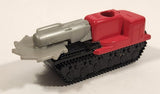 1998 Hasbro Universal City Studio Dreamworks Small Soldiers Buzzsaw Tank Black Red Silver Die Cast Toy Car Vehicle