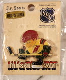 J. F. Sports Lil' Sports Brat NHL New Jersey Devils Hockey Player Enamel Metal Lapel Pin New in Bag