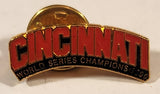 1990 MLB Cincinnati Reds World Series Champions Enamel Metal Lapel Pin