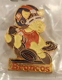 Ace NFL Denver Broncos Thunder Mascot Enamel Metal Lapel Pin