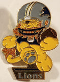 Ace NFL Detroit Lions Bubbles The Lion Mascot Enamel Metal Lapel Pin