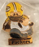 Ace NFL Green Bay Packers Packy Packer Mascot Enamel Metal Lapel Pin