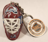 J.F.S. NHL Colorado Avalanche Goalie Mask Helmet Key Chain New with Tag