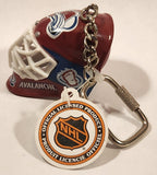 J.F.S. NHL Colorado Avalanche Goalie Mask Helmet Key Chain New with Tag