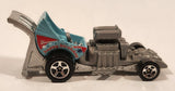 2002 Hot Wheels Happy Birthday Baby Boomer Light Blue Die Cast Toy Car Vehicle