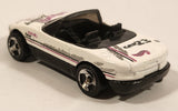 1999 Hot Wheels Mazda MX-5 Miata Convertible White Die Cast Toy Car Vehicle