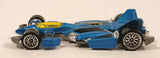 2002 Hot Wheels Spectraflame II Jet Threat 3.0 Spectraflame Blue Die Cast Toy Car Vehicle