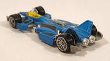 2002 Hot Wheels Spectraflame II Jet Threat 3.0 Spectraflame Blue Die Cast Toy Car Vehicle