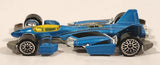 2002 Hot Wheels Spectraflame II Jet Threat 3.0 Spectraflame Blue Die Cast Toy Car Vehicle