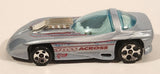 1999 Hot Wheels Classic Games Silhouette II Light Metallic Grey Blue Die Cast Toy Car Vehicle