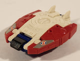 1985 McDonald's Tomy Japan Gobot Commandrons Solardyn Red Blue White Transformer Toy Vehicle