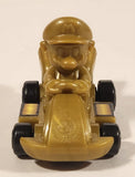 2024 McDonald's Nintendo Switch Mario Kart 8 Deluxe Mario Gold Plastic Toy Car Vehicle