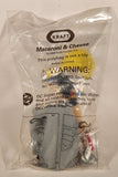 1998 Kraft Dinner Macaroni & Cheese DC Super Heroes Wonder Woman Mail Away 7 1/4" Plastic Toy Figure and Stand New in Bag