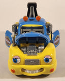 2001 The Chevron Cars No. 29 Trever Tow Truck Blue and Yellow Plastic Toy Car Vehicle