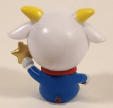 Doraemon Sitting Holding Gold Star 1 3/4" PVC Toy Figure