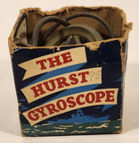 Vintage 1950s Chandler Mfg. Co. The Hurst Gyroscope Educational And Instructive Scientifically Design Metal Toy with Partial Box