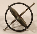 Vintage 1950s Chandler Mfg. Co. The Hurst Gyroscope Educational And Instructive Scientifically Design Metal Toy with Partial Box