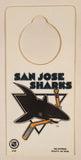 1990s Tag Express NHL San Jose Sharks 4" x 8 3/4" Plastic Door Hanger