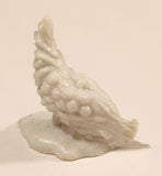 Vintage White Baby Chick Chicken 3/4" Plastic Toy Figure