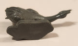 Vintage Grey Duck 1 1/4" Plastic Toy Figure