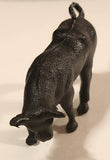 Vintage Standing Black Bull 2 1/2" Plastic Toy Figure