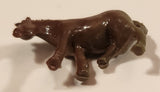 Vintage Brown Horse 3/4" Plastic Toy Figure