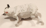 Vintage White Sheep 1 1/2" Plastic Toy Figure
