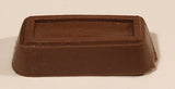 Vintage Brown Livestock Trough 1 1/4" Plastic Farm Toy